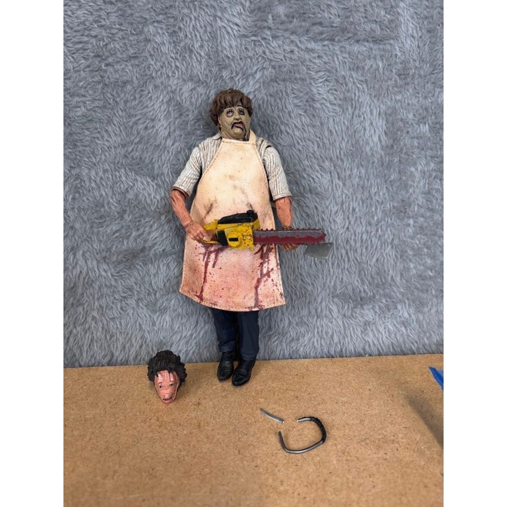 NECA Ultimate Edition Leatherface Texas Chainsaw Massacre Action Figure Broken